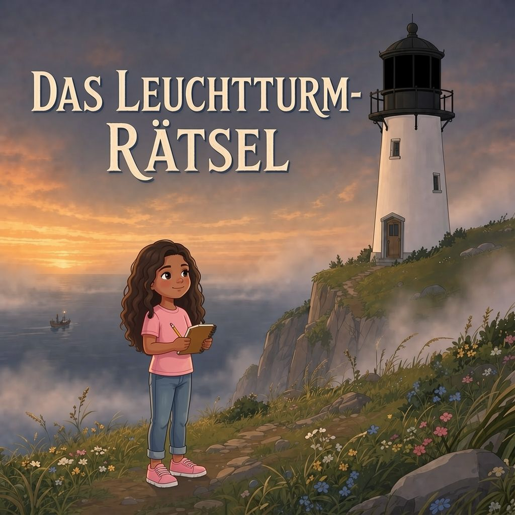 Das Leuchtturm-Rätsel German personalized storybook cover featuring Older girl