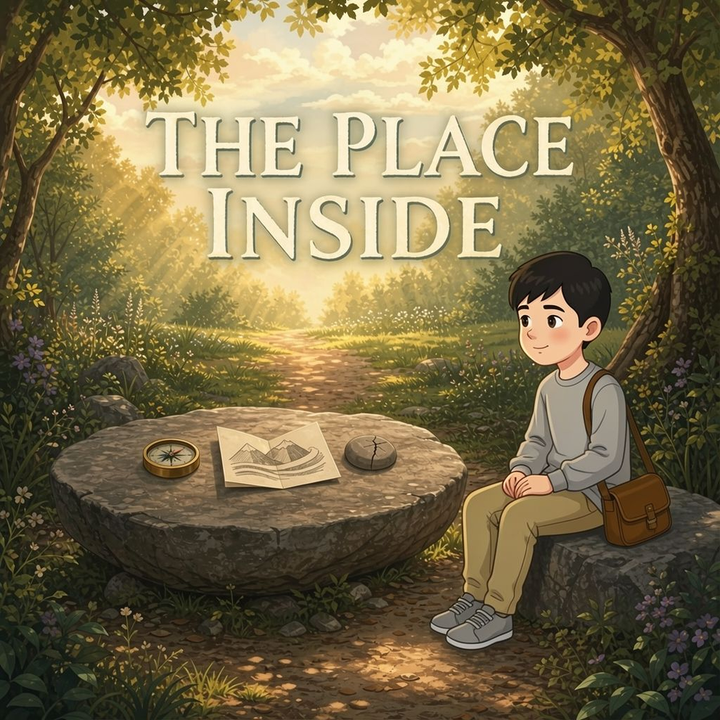 The Place Inside English personalized storybook cover featuring Older boy