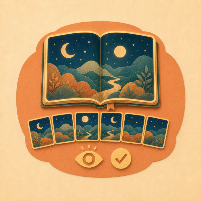 Preview every generated page before ordering — illustrated step